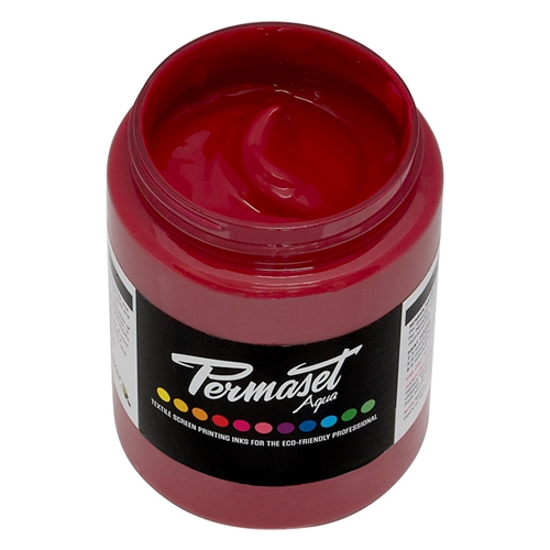 Permaset Aqua Standard Ink - Mid Red - 300ml