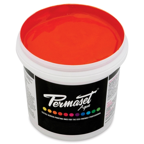 Permaset Aqua Standard Ink - Orange R - 1L