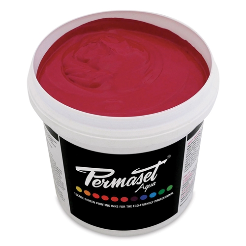 Permaset Aqua Supercover Ink - Mid Red - 1L