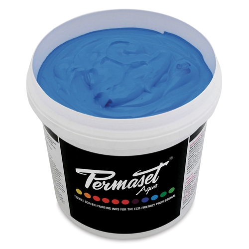 Permaset Aqua Supercover Ink - Light Blue - 1L