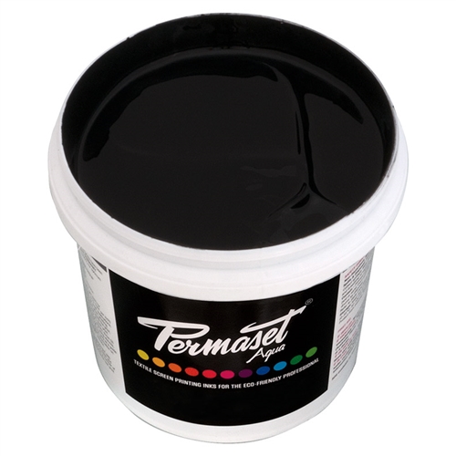 Permaset Aqua Standard Ink - Process Black - 1L