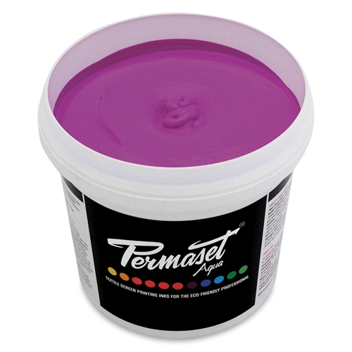 Permaset Aqua Supercover Ink - Glow Violet - 1L