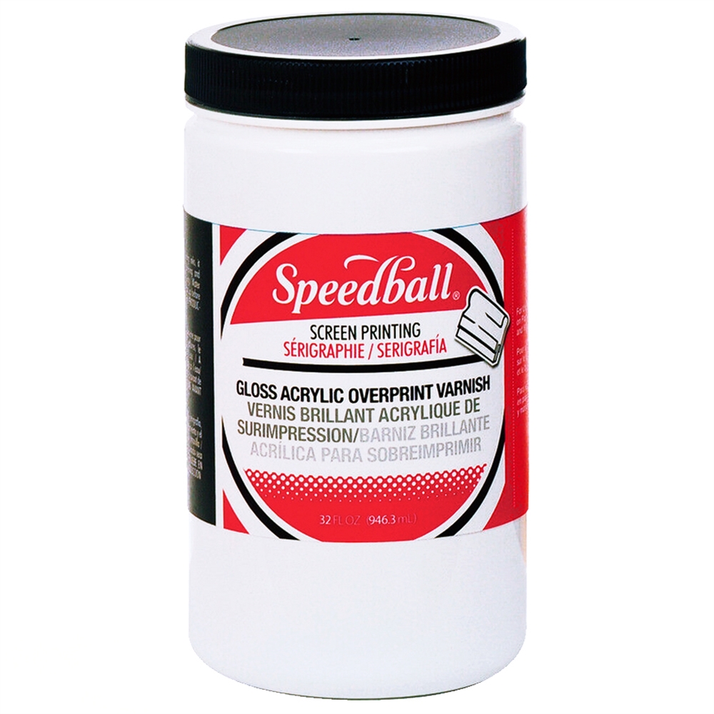 Speedball Gloss Overprint Varnish - 32 oz.