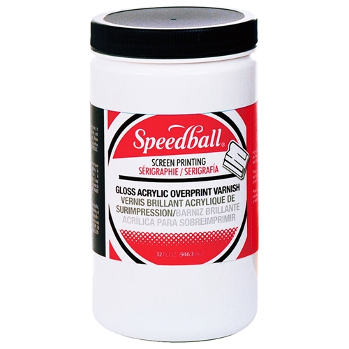 Speedball Gloss Overprint Varnish - 32 oz.