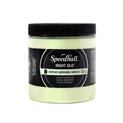 Speedball Permanent Acrylic Ink - Glow White - 8 oz.