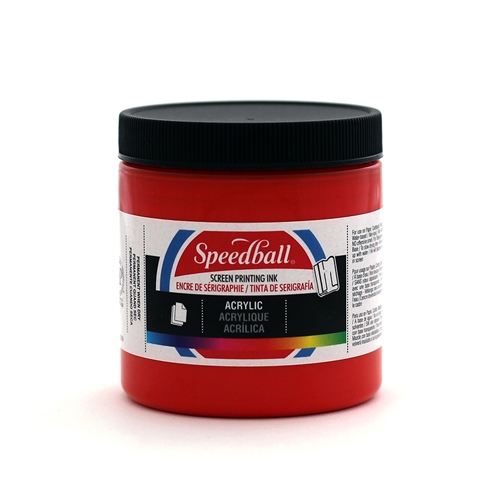 Speedball Acrylic Ink - Medium Red - 8 oz.