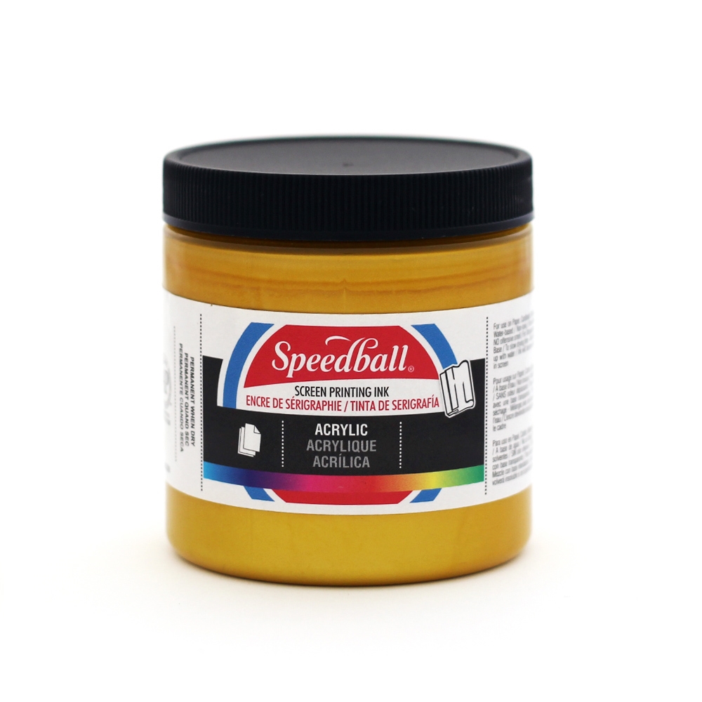 Speedball Acrylic Ink - Gold - 8 oz.