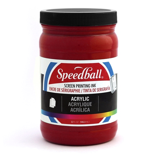 Speedball Acrylic Ink - Dark Red - 32 oz.