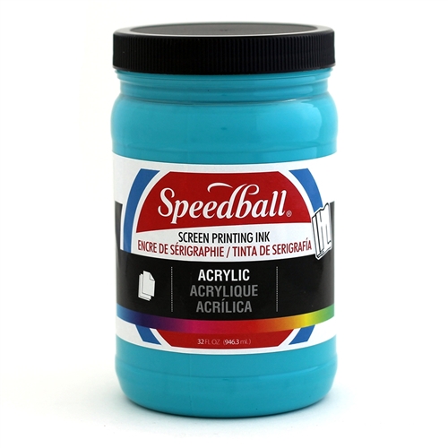 Speedball Acrylic Ink - Peacock Blue - 32 oz.