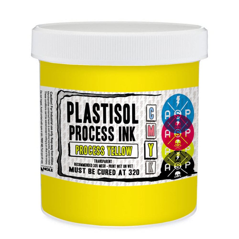 Triangle Plastisol Ink - Process Yellow - Pint