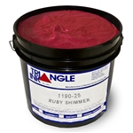 Triangle Screen Printing Ink - Ruby Red Shimmer