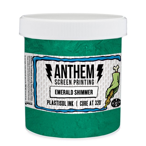Triangle Screen Printing Ink - Emerald Green Shimmer