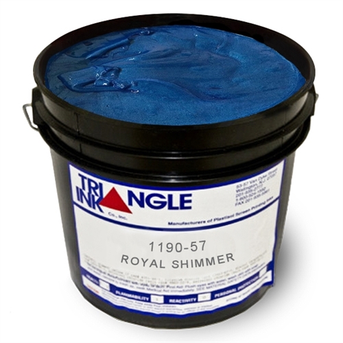 Triangle Screen Printing Ink - Royal Blue Shimmer