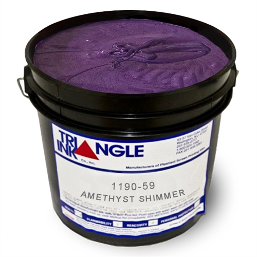 Triangle Screen Printing Ink - Amethyst Purple Shimmer