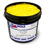 Triangle Plastisol Ink - Low Bleed Opaque Lemon Yellow - Gallon