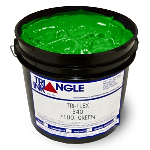 Triangle Plastisol Ink - Fluorescent Green