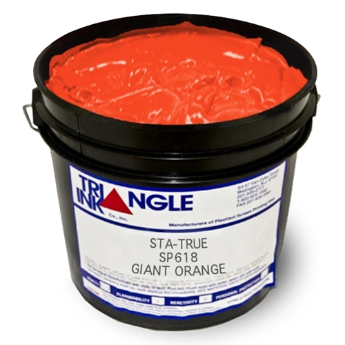 Triangle Plastisol Ink - Low Bleed Opaque Giant Orange