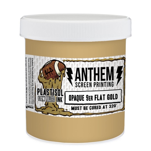 Triangle Plastisol Ink - 9er Flat Gold