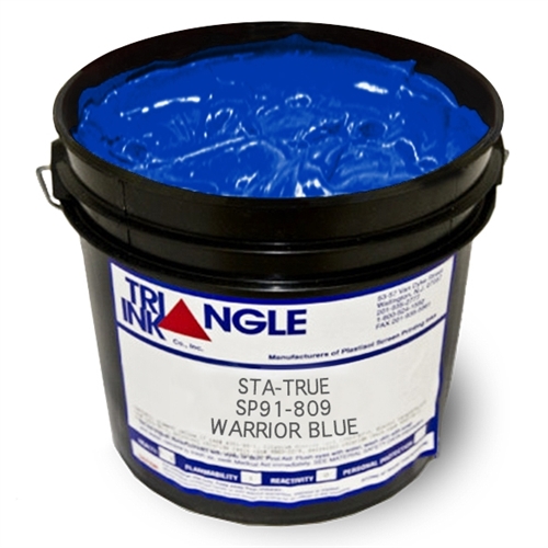 Triangle Plastisol Ink - Low Bleed Opaque Warrior Blue