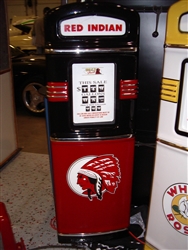 Red Indian Made Wall Mount Gas Pump