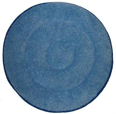 17" Blue Microfiber Carpet Cleaning Bonnet
