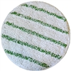 17" Low Profile Carpet Cleaning Bonnet w/Green Scrub Strips
