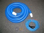 CARPET CLEANING VACUUM 2" X 50' & SOLUTION 1/4" 50' HOSE COMPLETE PACKAGE