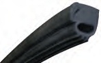 Seal GFS Booths Door Seal - Pliable Rubber (per./ft.)