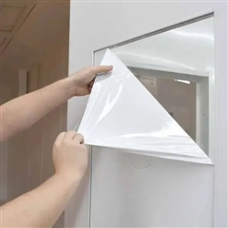 Booth Shield - Water Based, Peelable White 1 Gallon - Wall Coverage 77 SQF