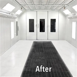 Booth Shield - Solvent Based White 5 Gallon - Floor Coverage 125 SQF