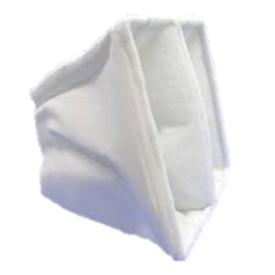20"x24"x20" 2 Pocket Scrim Poly Cube (No Header) (6/CS)