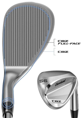 Cleveland CBZ High Toe Full Face Tour Satin Left Hand Wedge