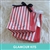 LOVE IS SWEET RED STRIPED RETRO CANDY BAGS