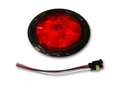 4" 6-LED Taillight Flange Style