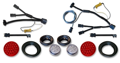 JK LED Tail & Reverse Lights with Wiring Harnesses Kit