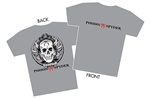 "Skully" Gray T-Shirt - Men- 3X-Large