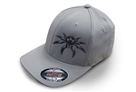 Spyder Logo FlexFit Ball Cap - Light Gray - Large/X-Large