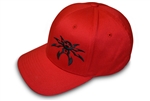 Spyder Logo FlexFit Ball Cap - Red/Black - Large/X-Large