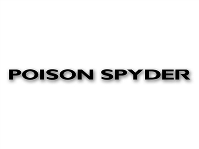 Poison Spyder Hood Side Decal - Black