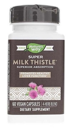 natures way super milk thistle 60 caps