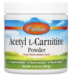 carlson labs acetyl l-carnitine powder 3.53 oz
