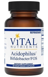 Vital Nutrients - Acidophilus/Bifidobacter/FOS - 60 caps