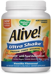 Nature's Way - Alive! Ultra-Shake Soy Protein Vanilla - 1.2 lbs.