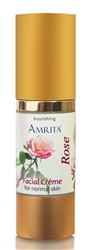 Amrita Aromatherapy - Rose Facial Creme for Normal Skin - 1 oz