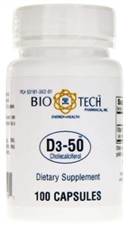 bio tech pharmacal d3 50 100 caps