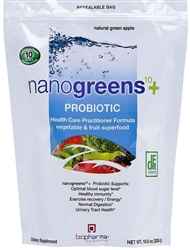 BioPharma Scientific - Nanogreens 10 + Probiotic Green Apple - 30 svgs