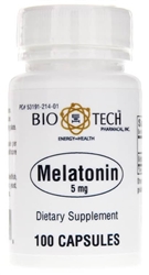 bio tech pharmacal melatonin 5 mg 100 caps