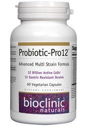 Bioclinic Naturals - Probiotic-Pro 12 - 60 vcaps