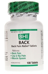 bhi back pain relief 100 tabs