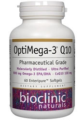 Bioclinic Naturals - OptiMega-3 Q10 - 60 softgels
